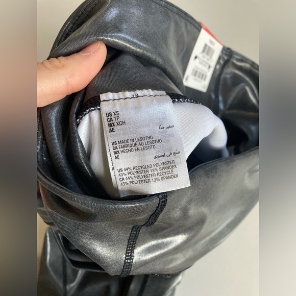 IDEOLOGY  Stretch Compression Flat Seems High Waist, Black/Metallic, XS spiral - Picture 7 of 9